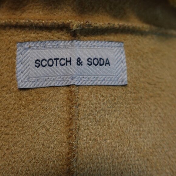 Scotch & Soda Ladies long reversible teddy jacket in yellow - Picture 13 of 16